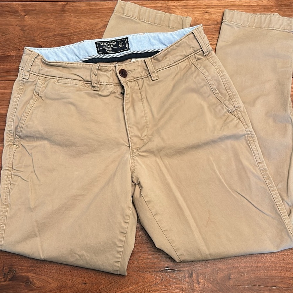 Abercrombie & Fitch Skinny Stretch Khakis Skinny - 29 x 30